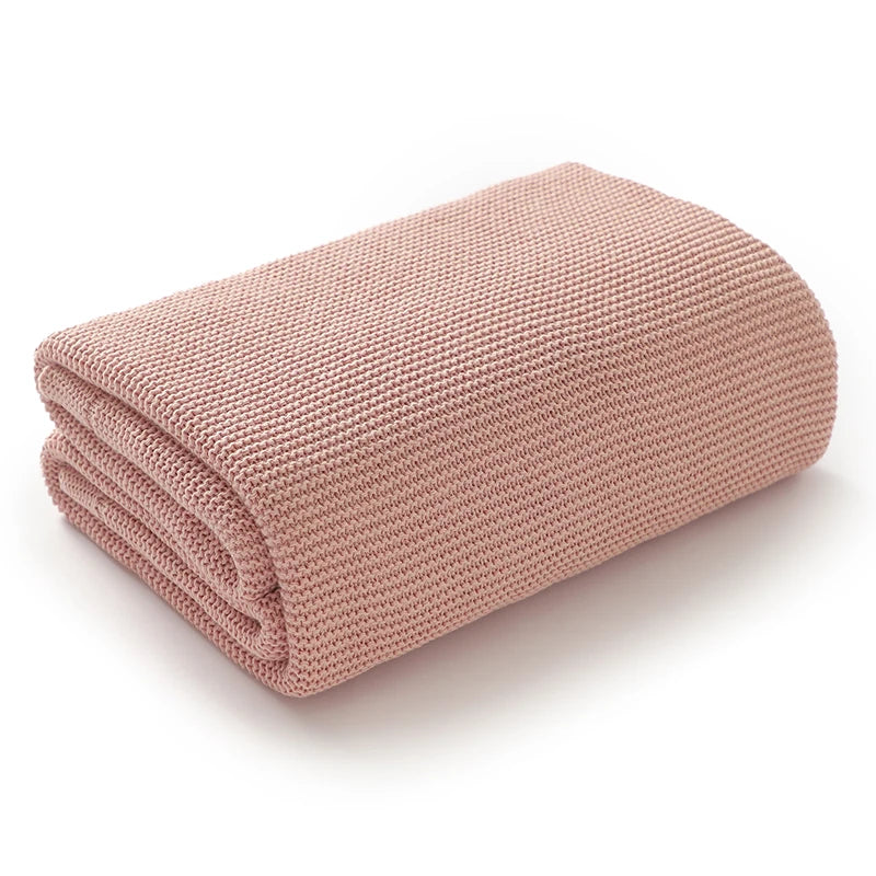 Organic 100% Cotton Knitted Baby Blanket