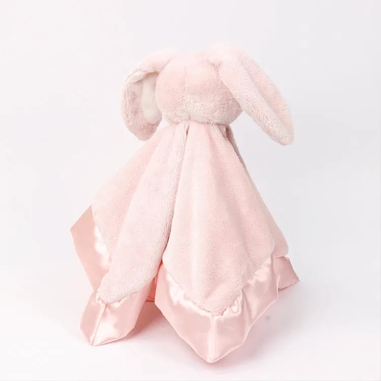 Baby rabbit comforter safety toy