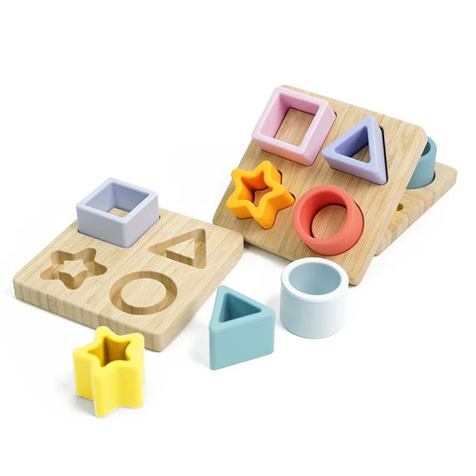 Silicone Educational shape puzzle