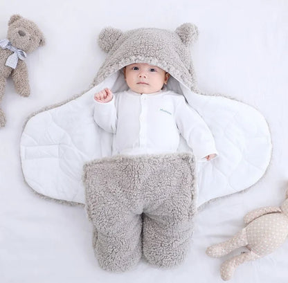 Warm bear style swaddle wrap