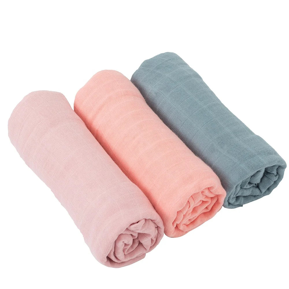 Organic cotton swaddle baby wraps