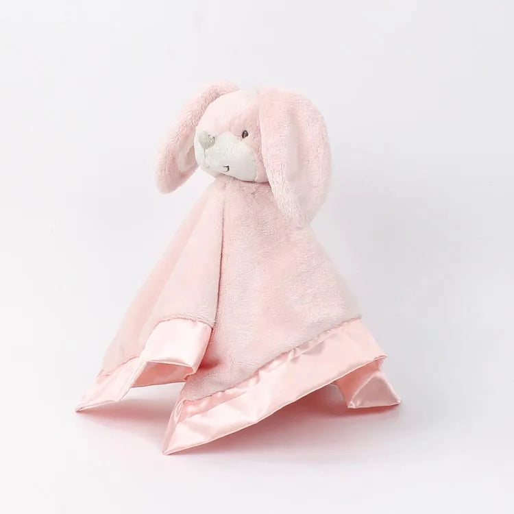 Baby rabbit comforter safety toy